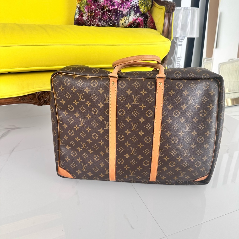 Louis Vuitton LV Travel Bag Sirius 55 Brown Monogram vintage excellent condition